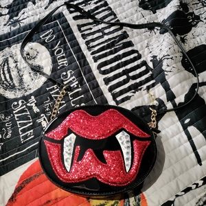NWOT Betsey Johnson "Fangs" Purse